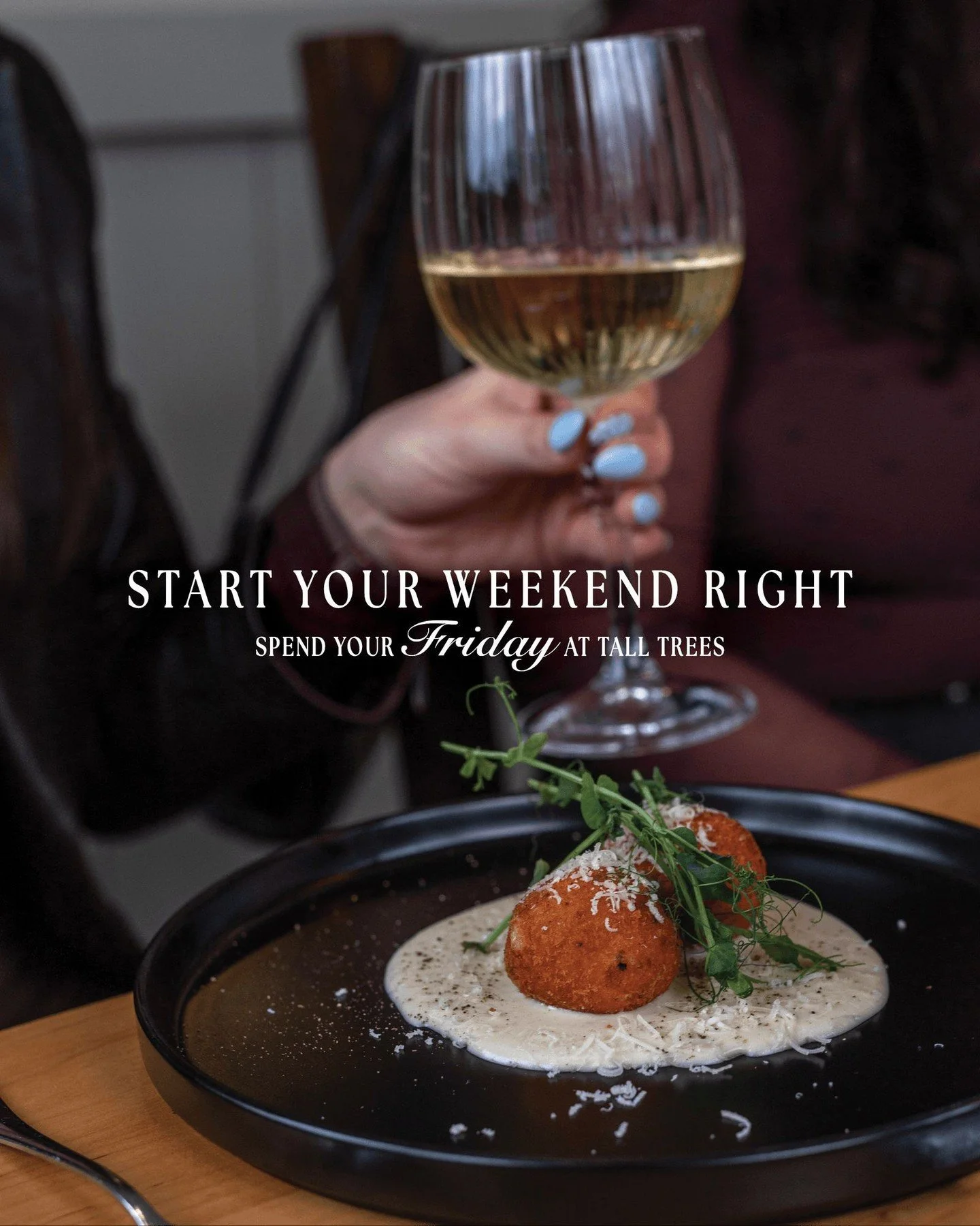 Fridays are for dim lights, good pours, indulgent food, long conversations and staying for one more round. ✨

Reserve your table online: Link In Bio

📍 Tall Trees is located at 87 Main St W, Huntsville
📲 (705) 789-9769

Tall Trees: fresh and delici
