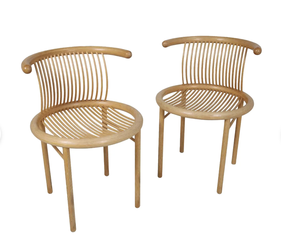 1960s Helmut Lübke Chairs Set of 2
