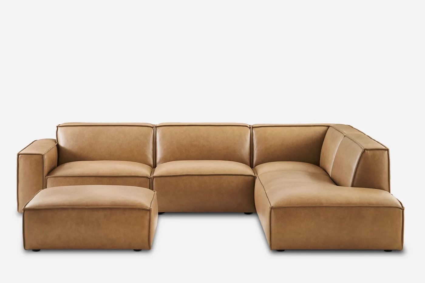 Jonathan-Leather-Extended-Side-Right-Chaise-Sectional-Sofa-Caramel-Front-With-Ottoman-1692355698.jpeg