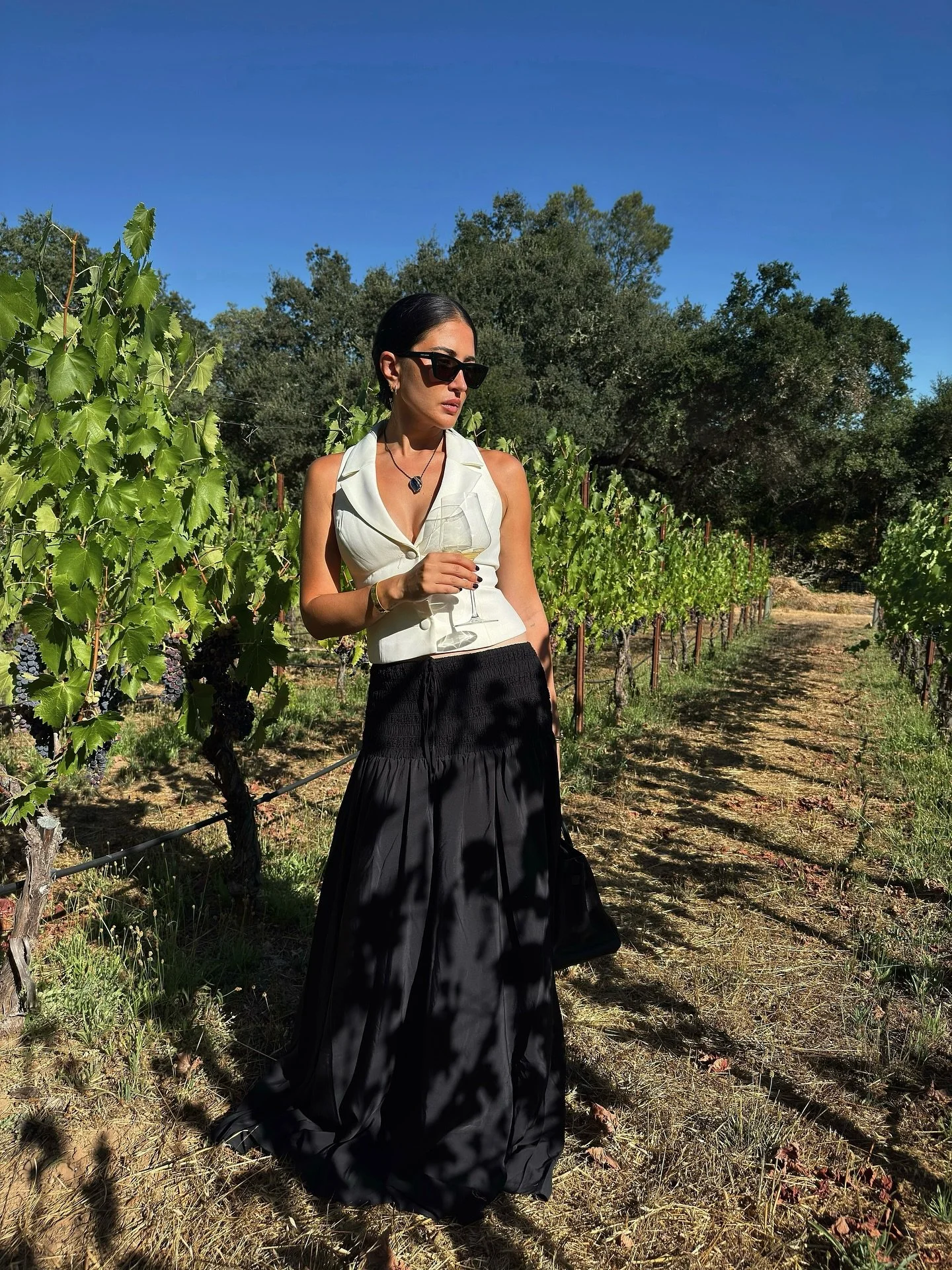 &ldquo;So I sat there and had a glass of wine.&rdquo;
