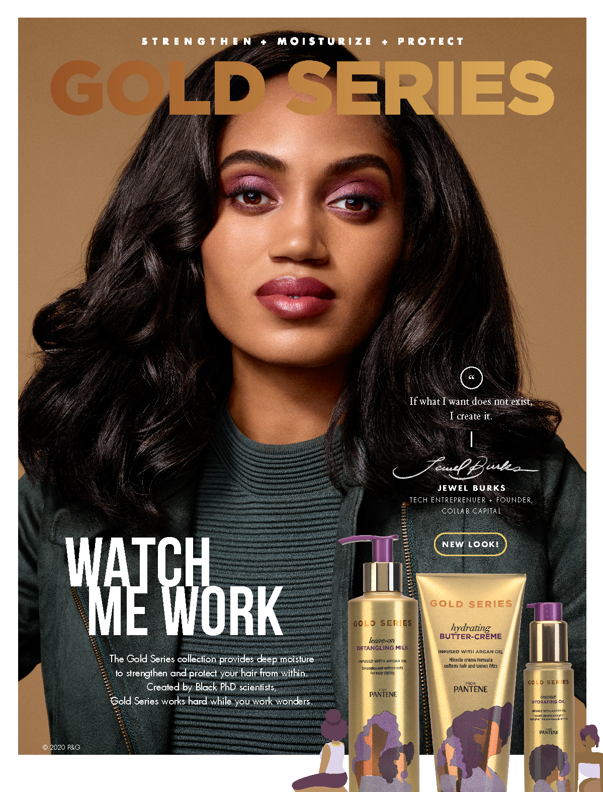Pantene // Watch Me Work print ad