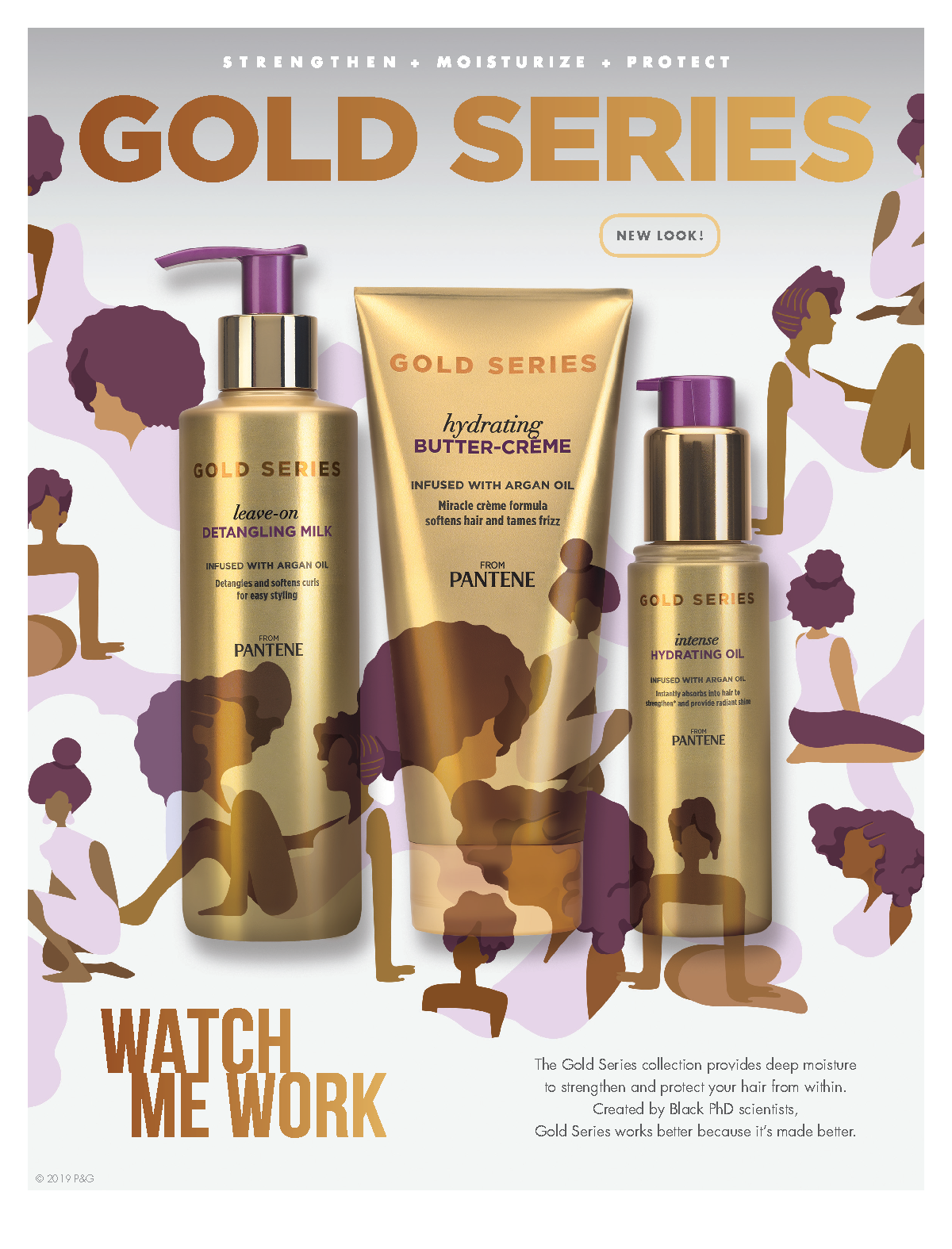 Pantene // Gold Series product print ad
