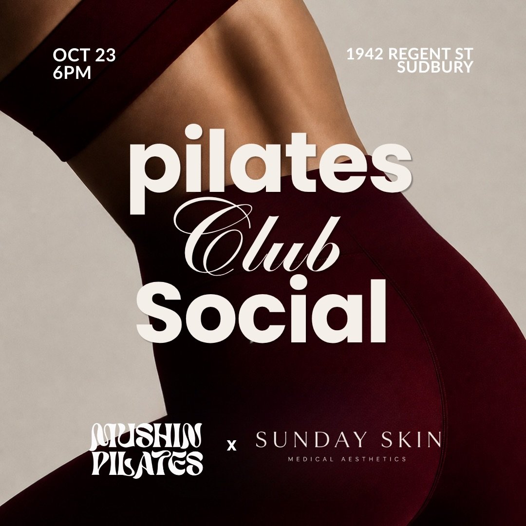 ✨YOUR NEXT NIGHT OUT IS HERE✨
@mushinpilates and I are teaming up for an evening of movement, skincare, and a little well-deserved self-care 🫶🏻

Reformer Edition featuring:
🤍 Mini Reformer Sessions with Mushin Pilates &mdash; perfect for beginners
