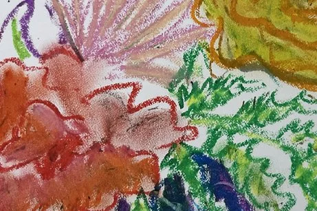 Art in the Park: Drawing Flowers with Oil Pastels