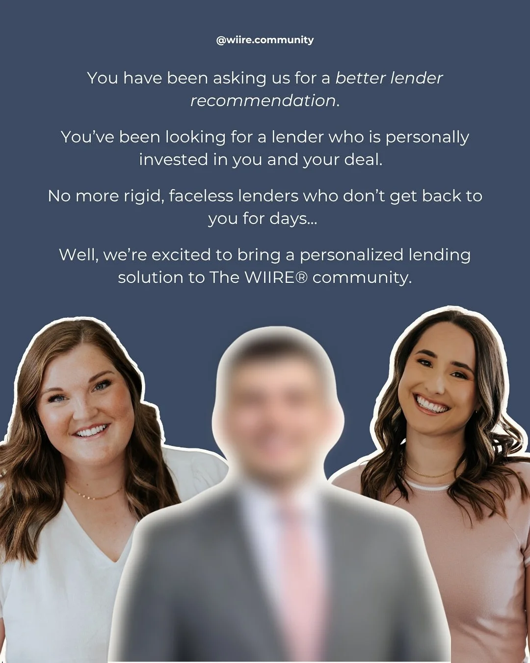You&rsquo;ve been asking, and we&rsquo;ve been listening!

Introducing our WIIRE preferred lender. Here to go above and beyond for your investor lending needs.

Personally vetted &amp; used by myself (Grace, here!) + many other WIIRE members, we are 