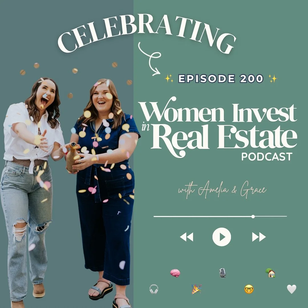 We&rsquo;re celebrating our 200th episode of the Women Invest in Real Estate PODCAST! 🎊

200 episodes, and several years in, it&rsquo;s still very surreal to remember that people tune in to listen to our guidance, stories &amp; unfiltered discussion
