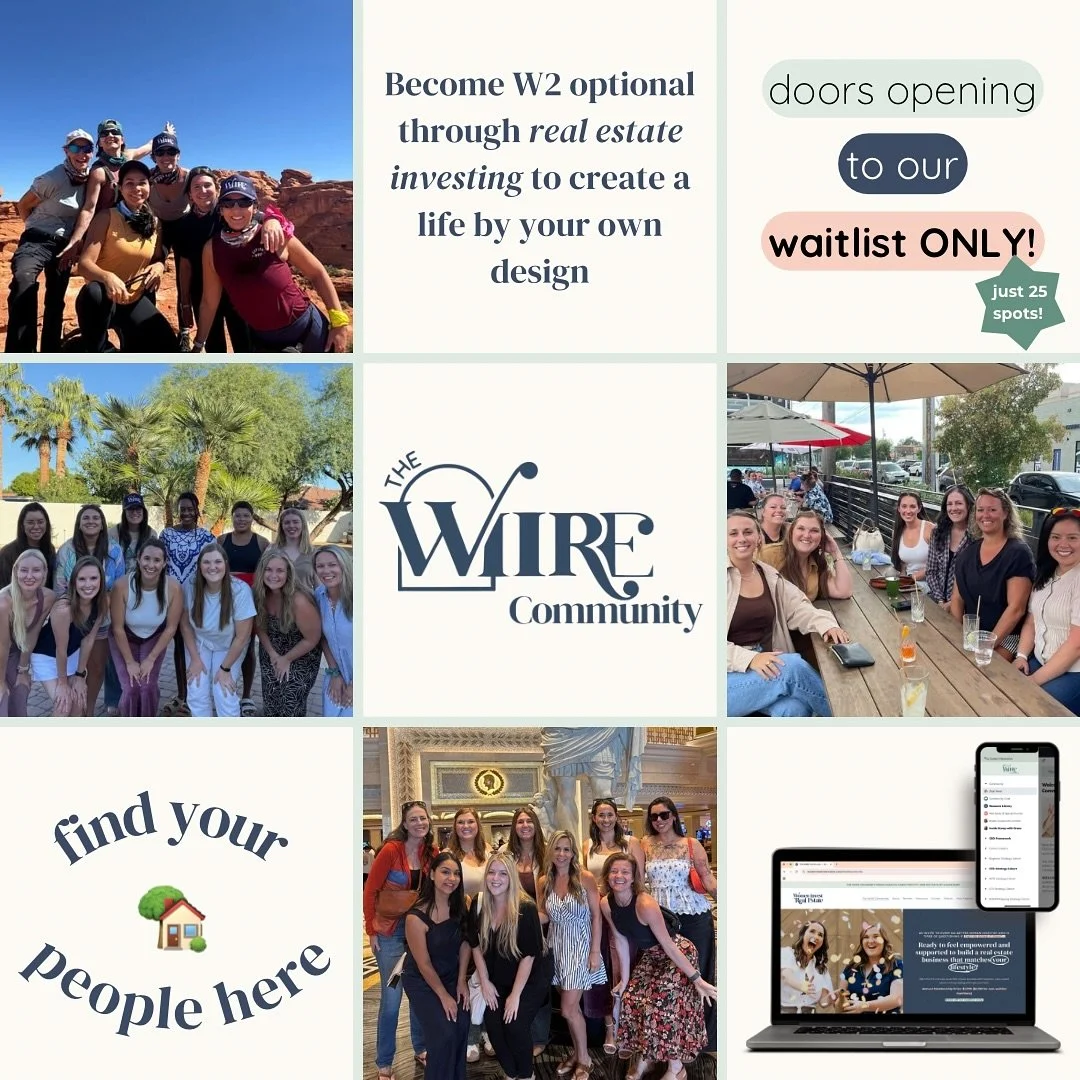 The WIIRE Community is unlike other memberships you&rsquo;ll find.

We are anti-guru, anti-fluff, and anti-BS! 💡

We&rsquo;ve built this community based on the feedback and needs of all our members &mdash; women investing in real estate, actively bu