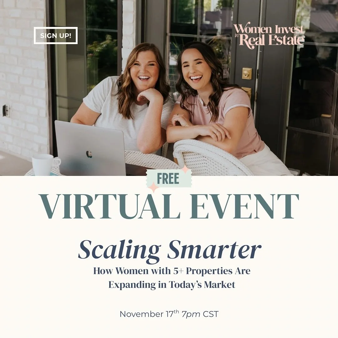 💭 You&rsquo;ve mastered 5+ doors&hellip; now what?

Join a community of powerhouse women who are learning how to expand strategically in today&rsquo;s market.

We&rsquo;ll cover:

✅ market trends

✅ stress-free systems

✅ and creative financing move