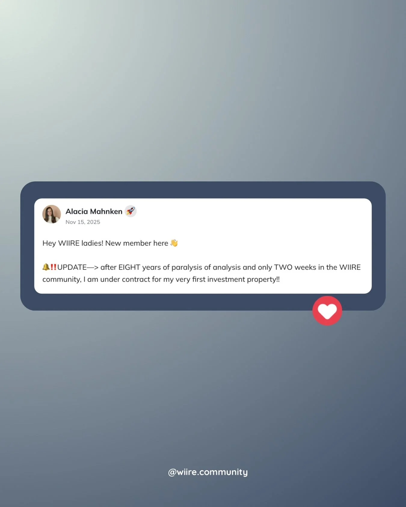 We&rsquo;ll just leave this right here... 🤭🥳

THIS IS THE POWER OF COMMUNITY.

Imagine what you can accomplish once you are surrounded by likeminded individuals who are ready to encourage, educate and cheer you on in this journey.

Savvy investors 