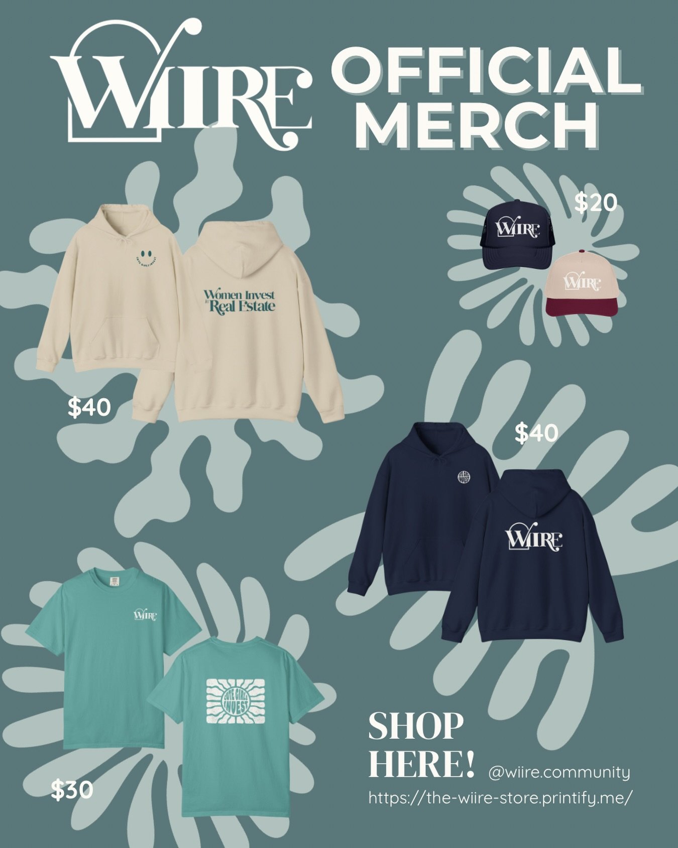 🚨 Black Friday Drop! 🚨

We just added brand-new merch to the WIIRE store and we&rsquo;re obsessed. 😍✨

Fresh hoodies, tees, hats, and a few fun surprises are officially live! If you&rsquo;ve been wanting to rep the girl gang, now&rsquo;s the perfe