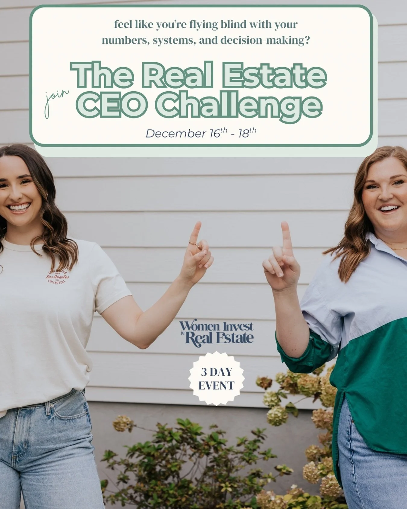 You didn&rsquo;t get into real estate to feel buried in tasks, guessing at your numbers, or constantly reacting to fires.

You&rsquo;ve built a portfolio &mdash; now it&rsquo;s time to lead it.

The Real Estate CEO Challenge is a 3-day reset for wome