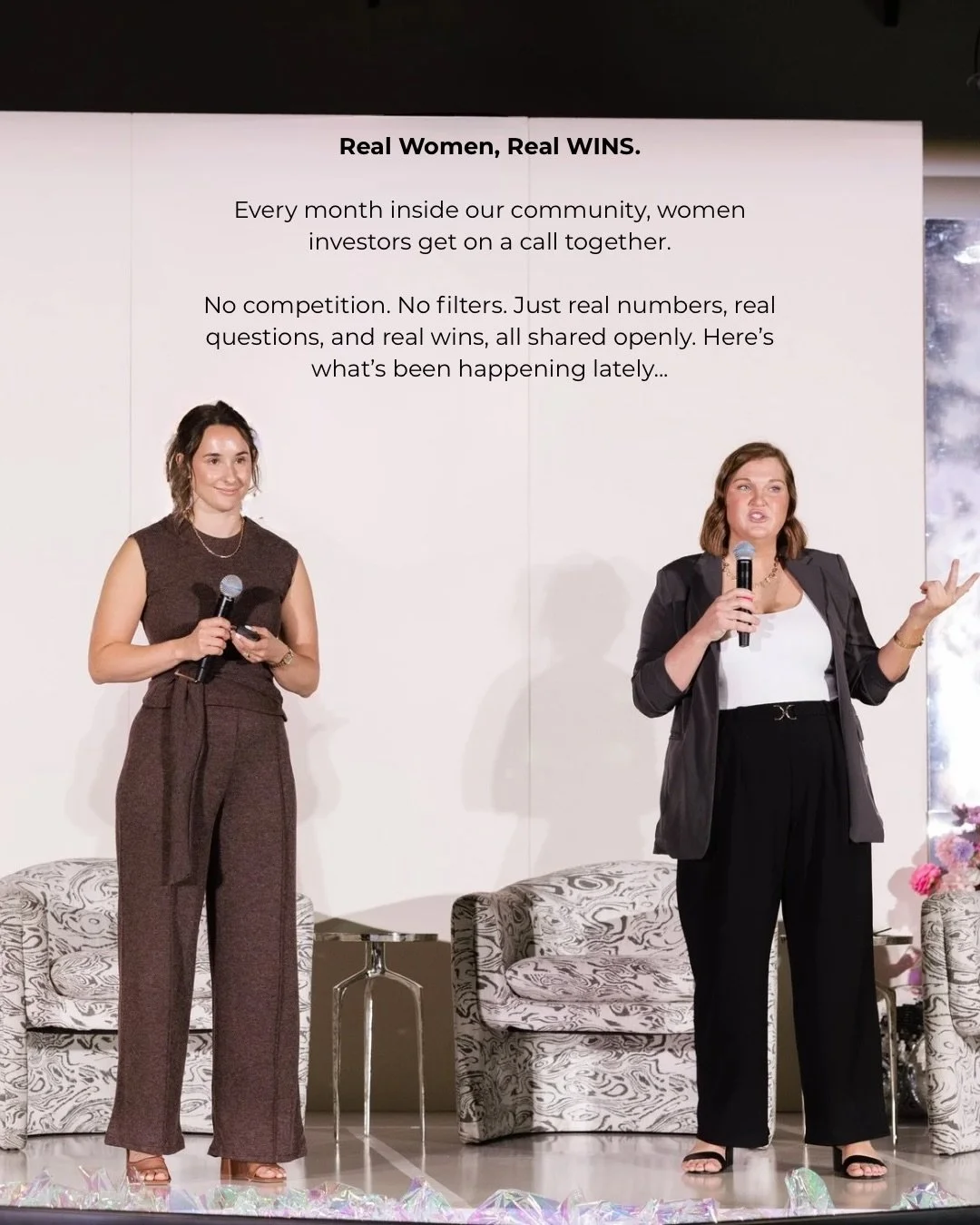 What if the conversation that changes your investing trajectory is already happening... and you&rsquo;re just not in the room? 🫣

Here&rsquo;s the conversations that went down on a recent Inside Scoop call in our community!

Real women. Real numbers