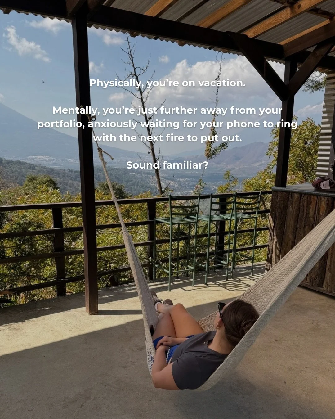 There are many women inside The WIIRE Community who take month long international trips. ✈️🌎

Who are able to unplug for a period of time, and who are truly present while on vacation.

But before they got their systems in place, every trip looked th