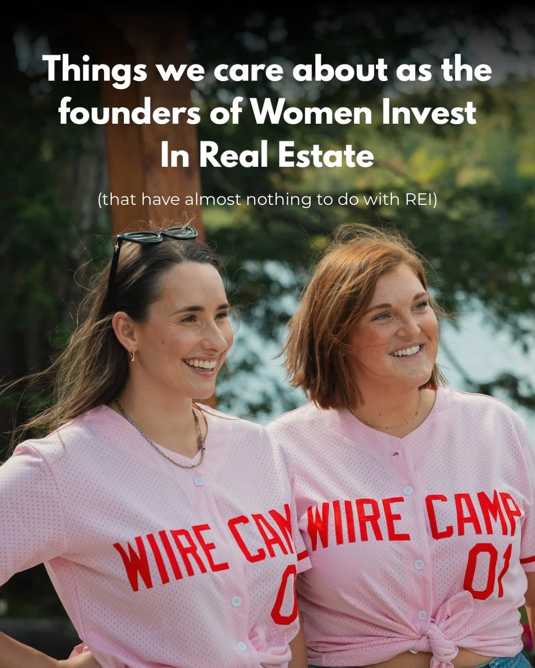 On the surface level, The WIIRE Community is about helping women invest in real estate.

But deeper down...

It&rsquo;s about helping you design a life, where you genuinely enjoy the everyday. 

It&rsquo;s about creating the kind of wealth that buys 