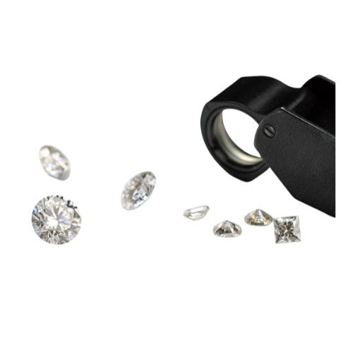 Appraisals with jewelers loupe