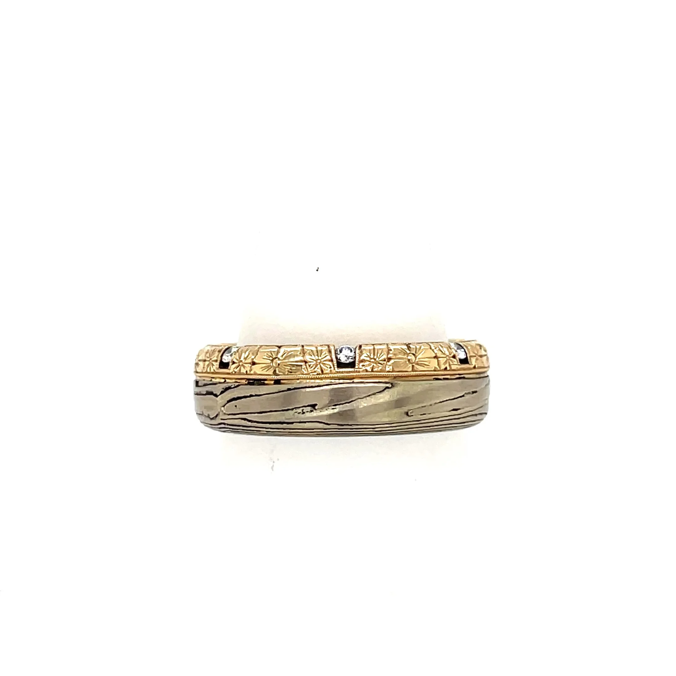 135-00532-Custom-Mokume-Gane-Mens-Diamond-Ring-David-Reynolds-front.jpg