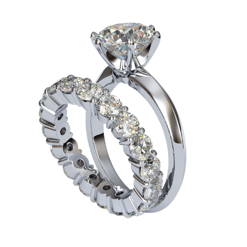 Bridal set engagement jewelry