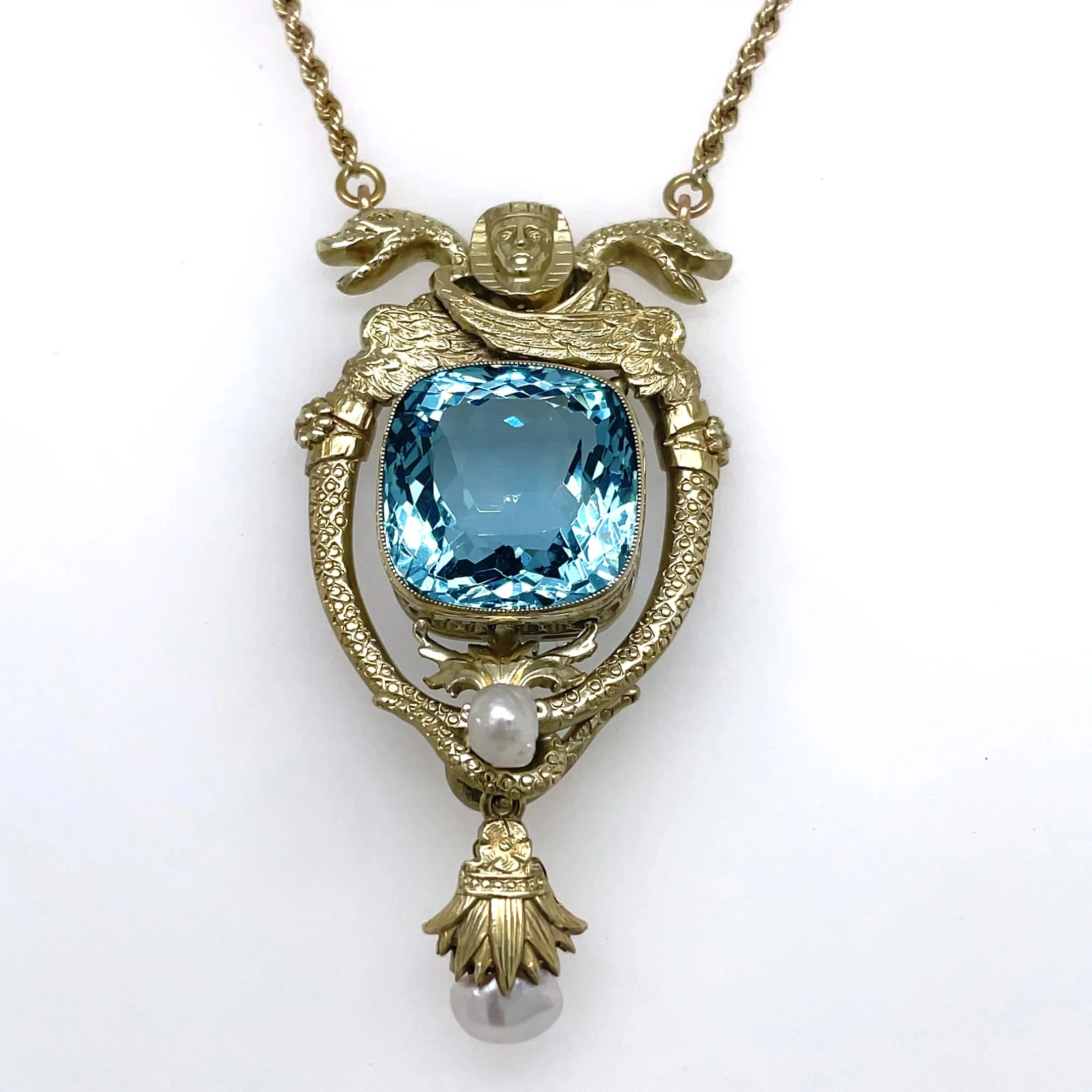 230-00667-Vintage-Style-Egyptian-Revival-Aquamarine-Pearl-Necklace-14K-Gold-front.jpg