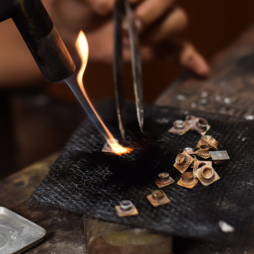 Custom jewelry created in house