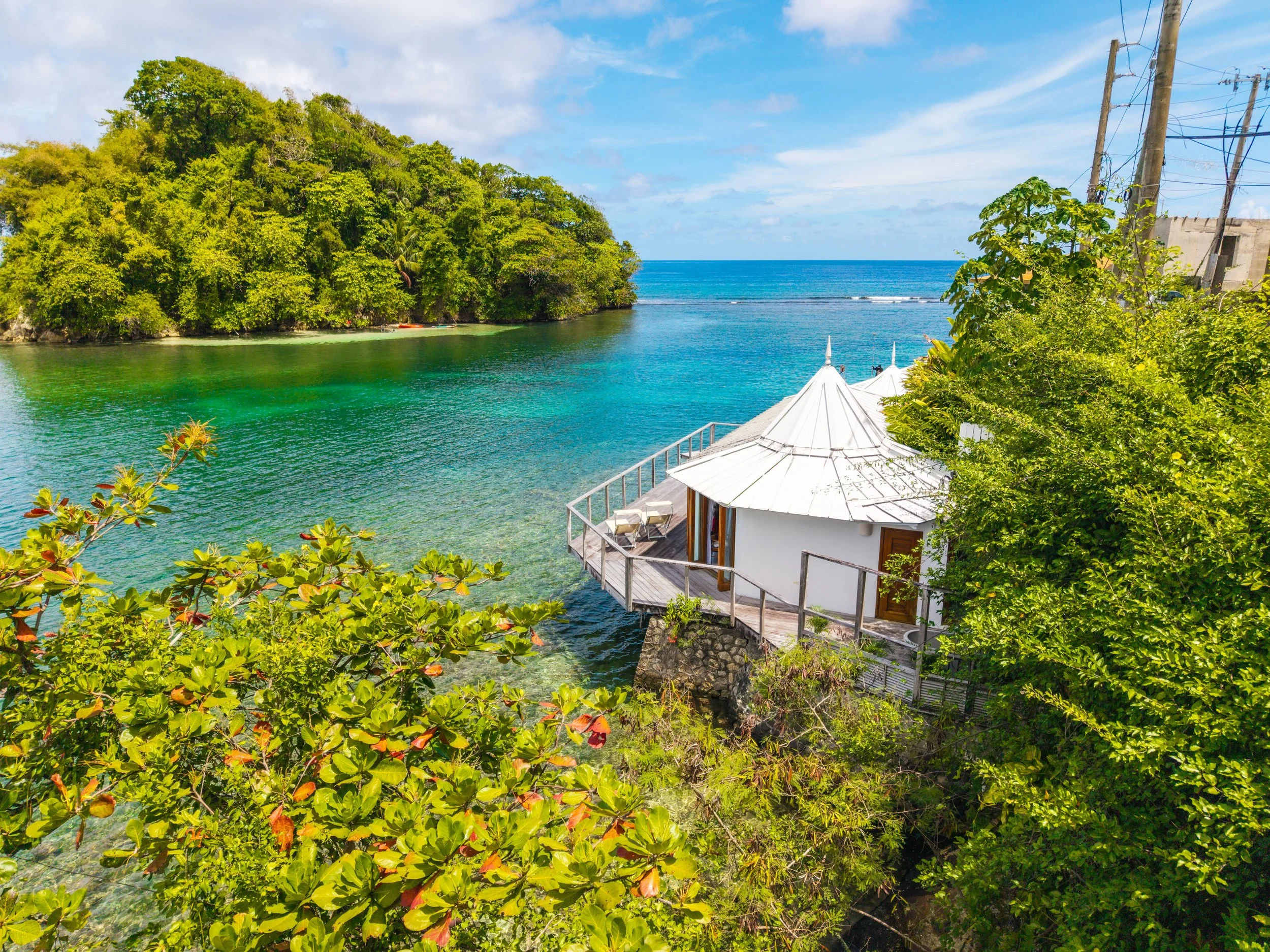 Norse Point, optional add on to a Norse Hill Estate villa stay. Port Antonio, Portland, Jamaica