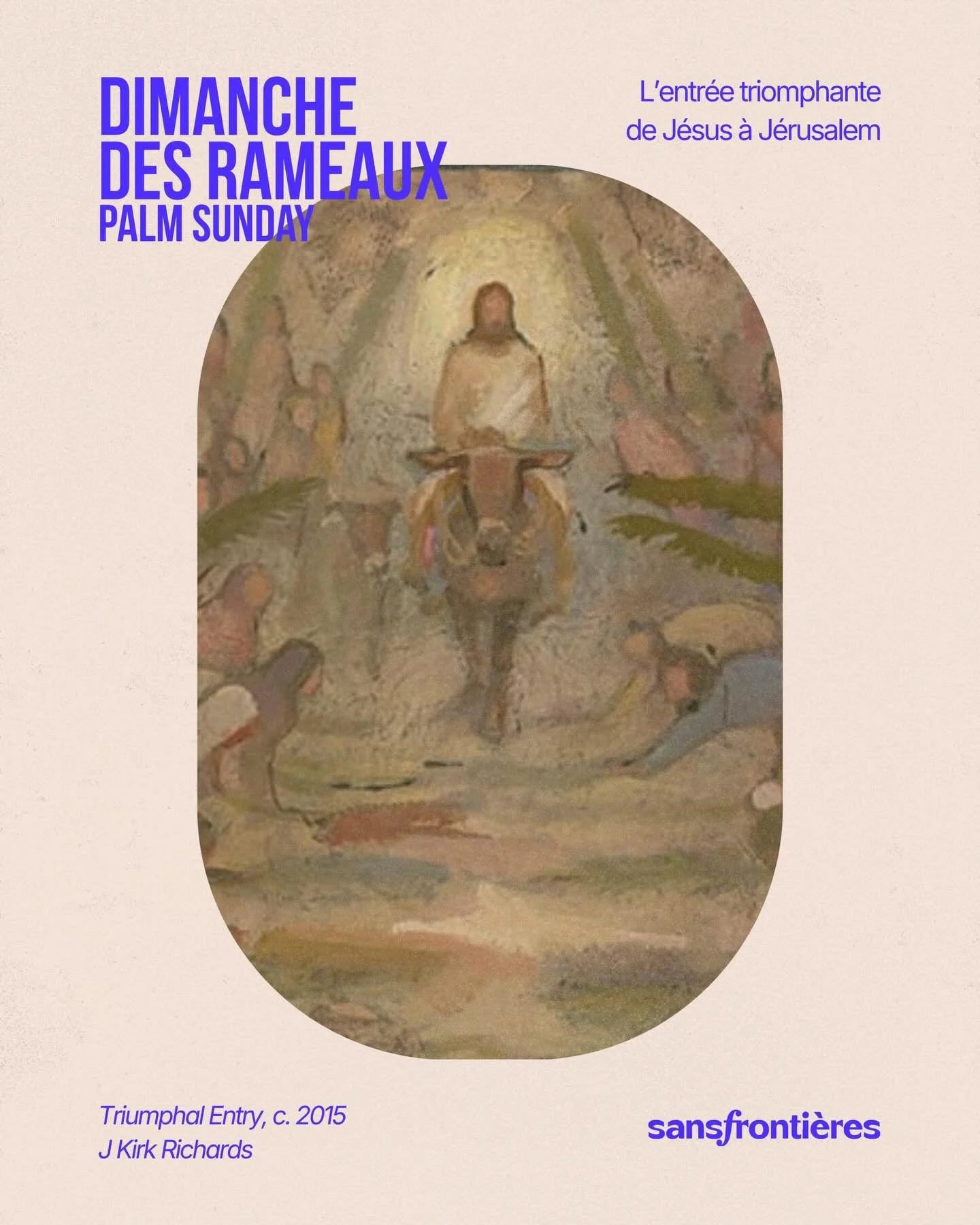 Dimanche des rameaux 🌿
La semaine sainte racont&eacute; &agrave; travers l&rsquo;art🎨❤️