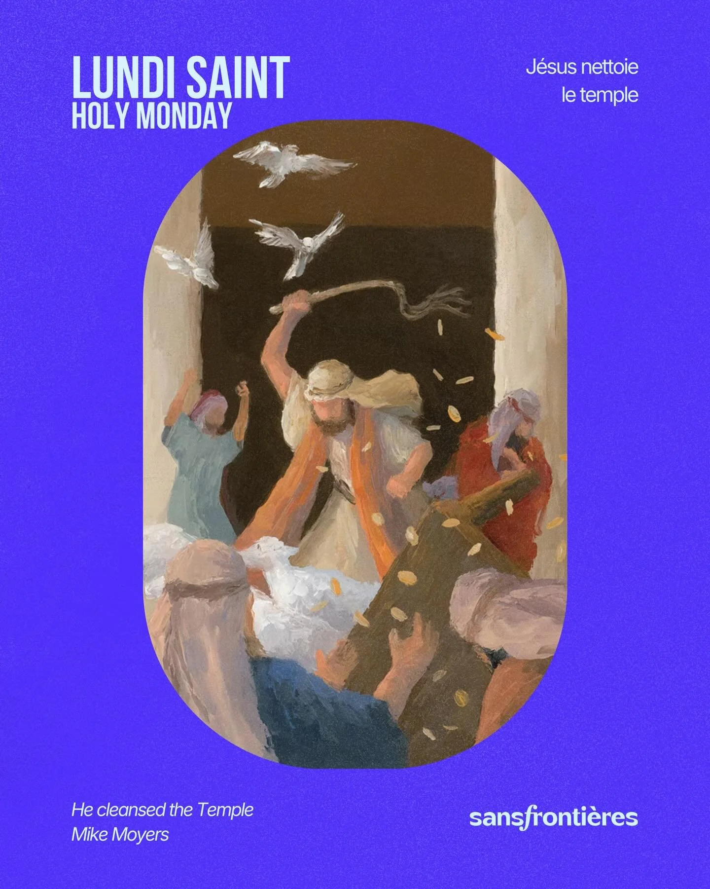 Lundi saint⛪️
La semaine sainte racont&eacute;e &agrave; travers les arts🎨