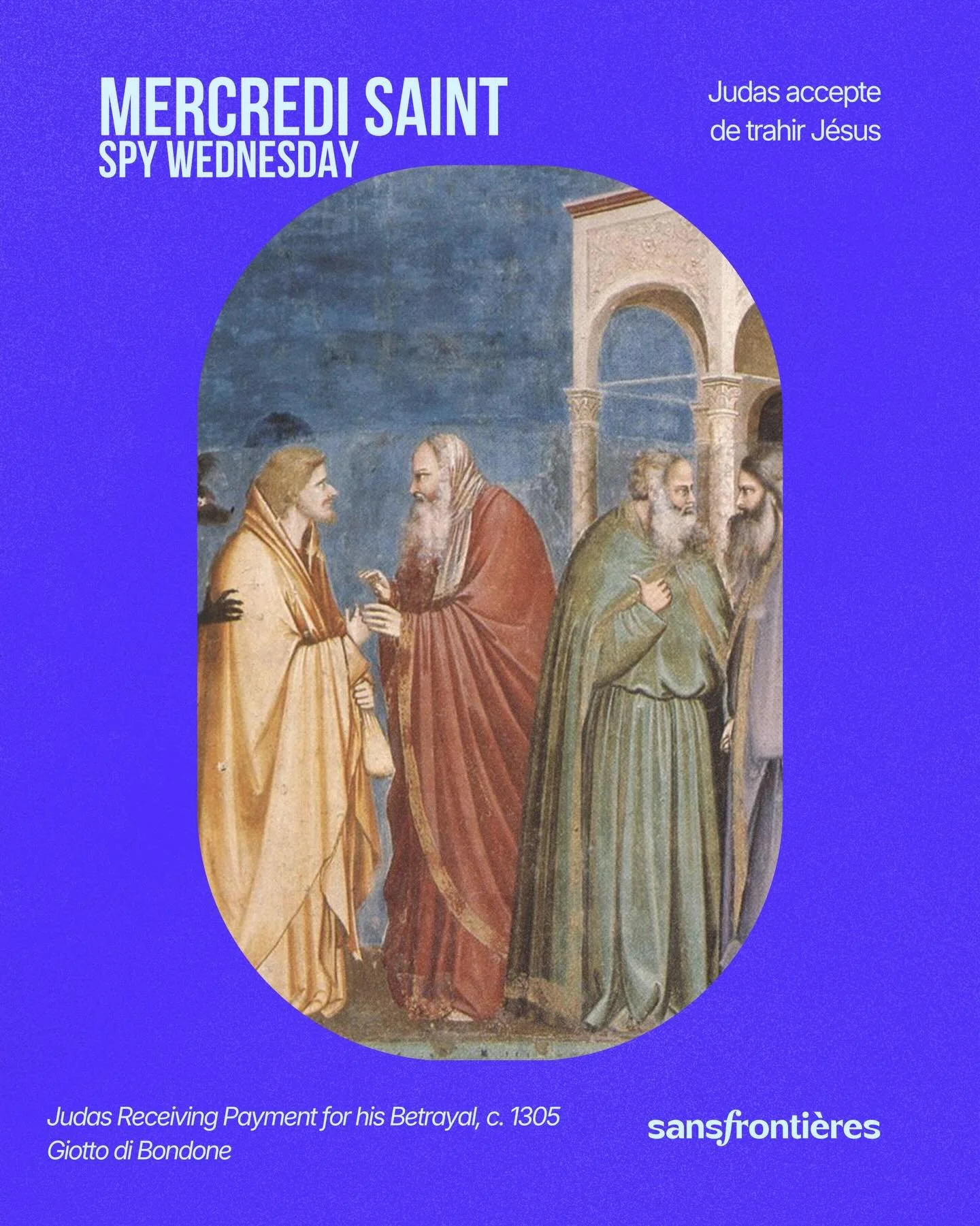 Mercredi Saint🙏
La semaine sainte &agrave; travers les arts🎨

Verset compl&eacute;mentaire:
&Eacute;sa&iuml;e 53 : 3&ndash;5