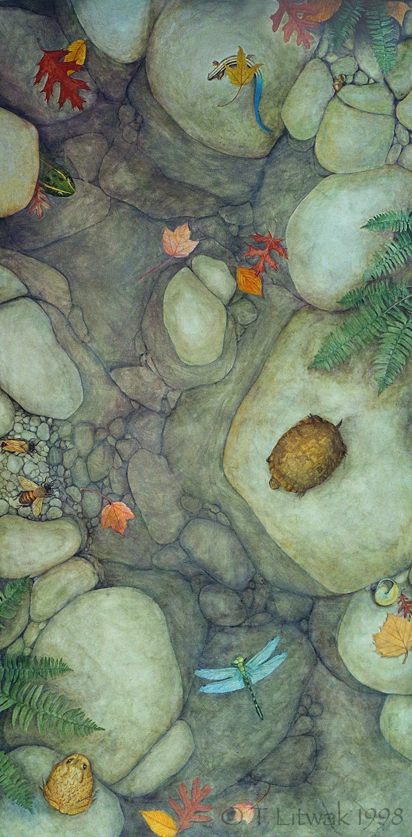 Forest Stream 1999 (c. 5 x11')