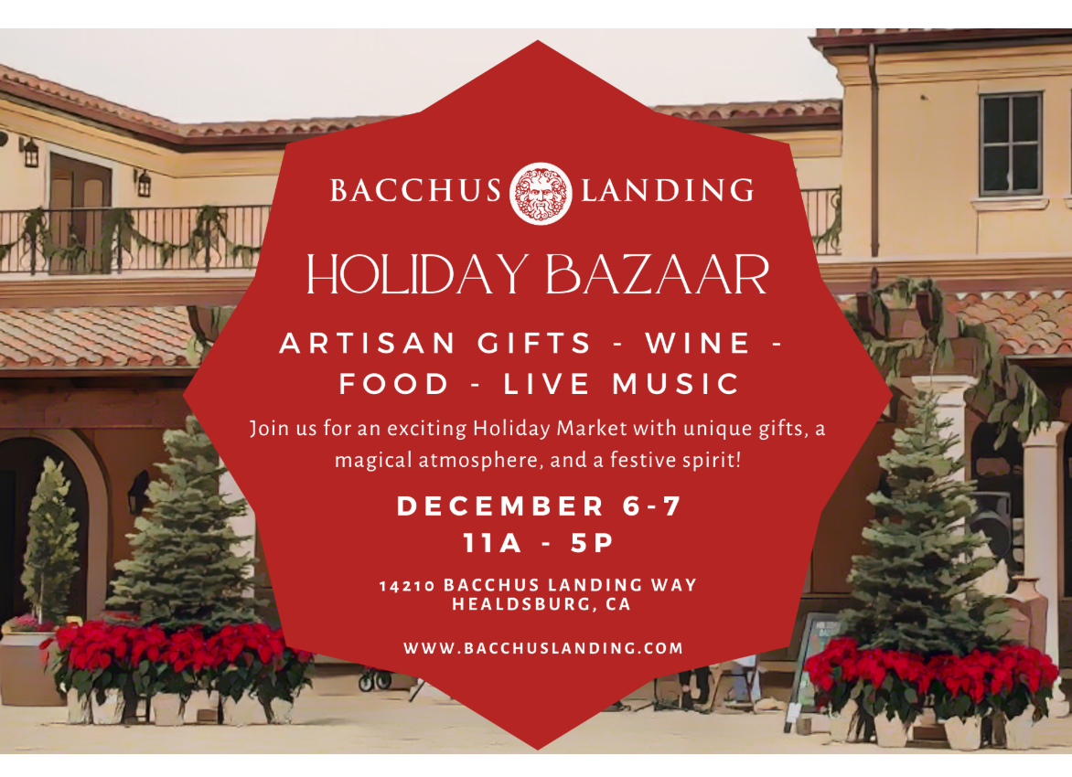 Bacchus Landing Cellars Holiday Bazaar