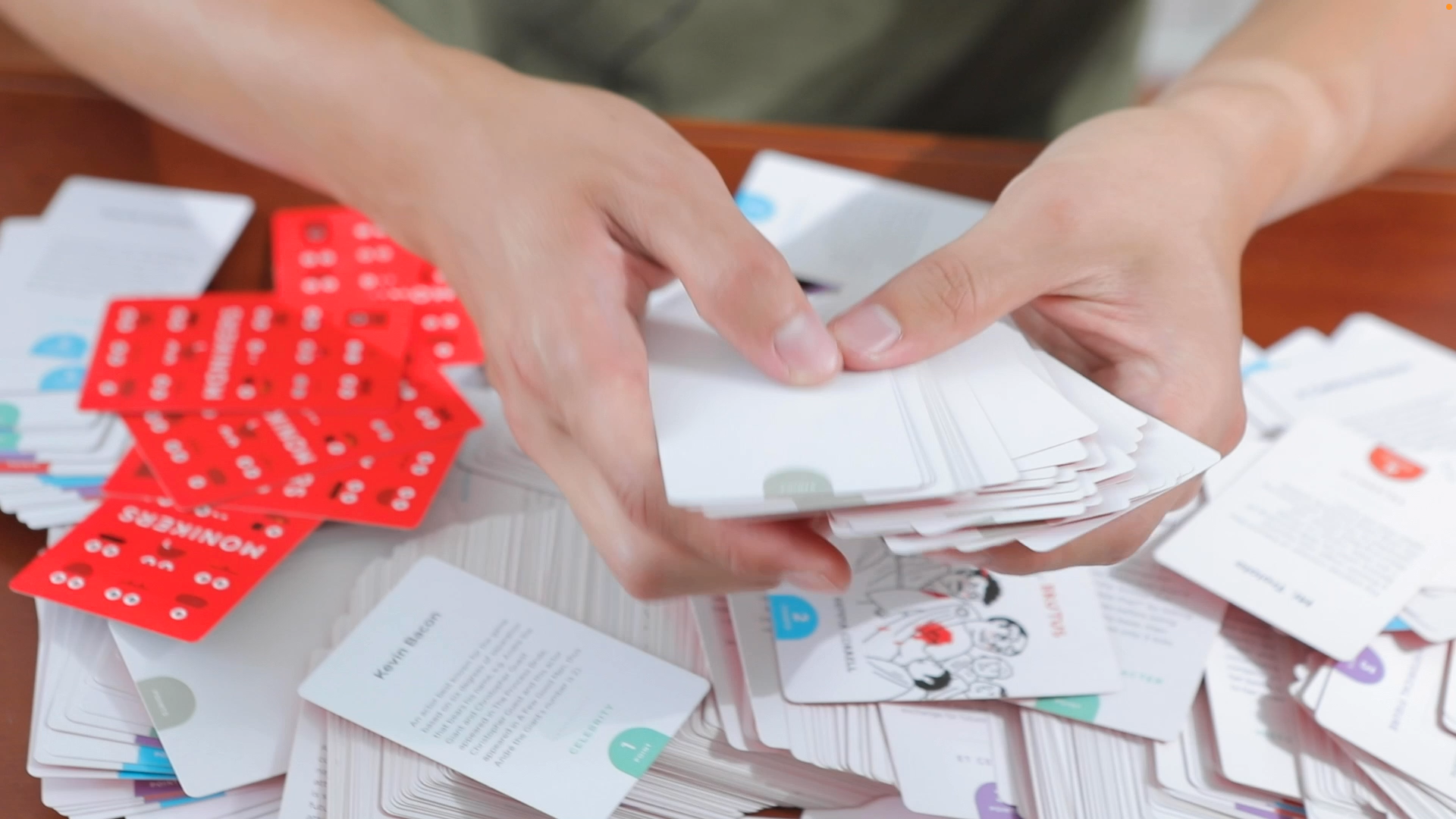 So many cards, and you can even add your own entries!