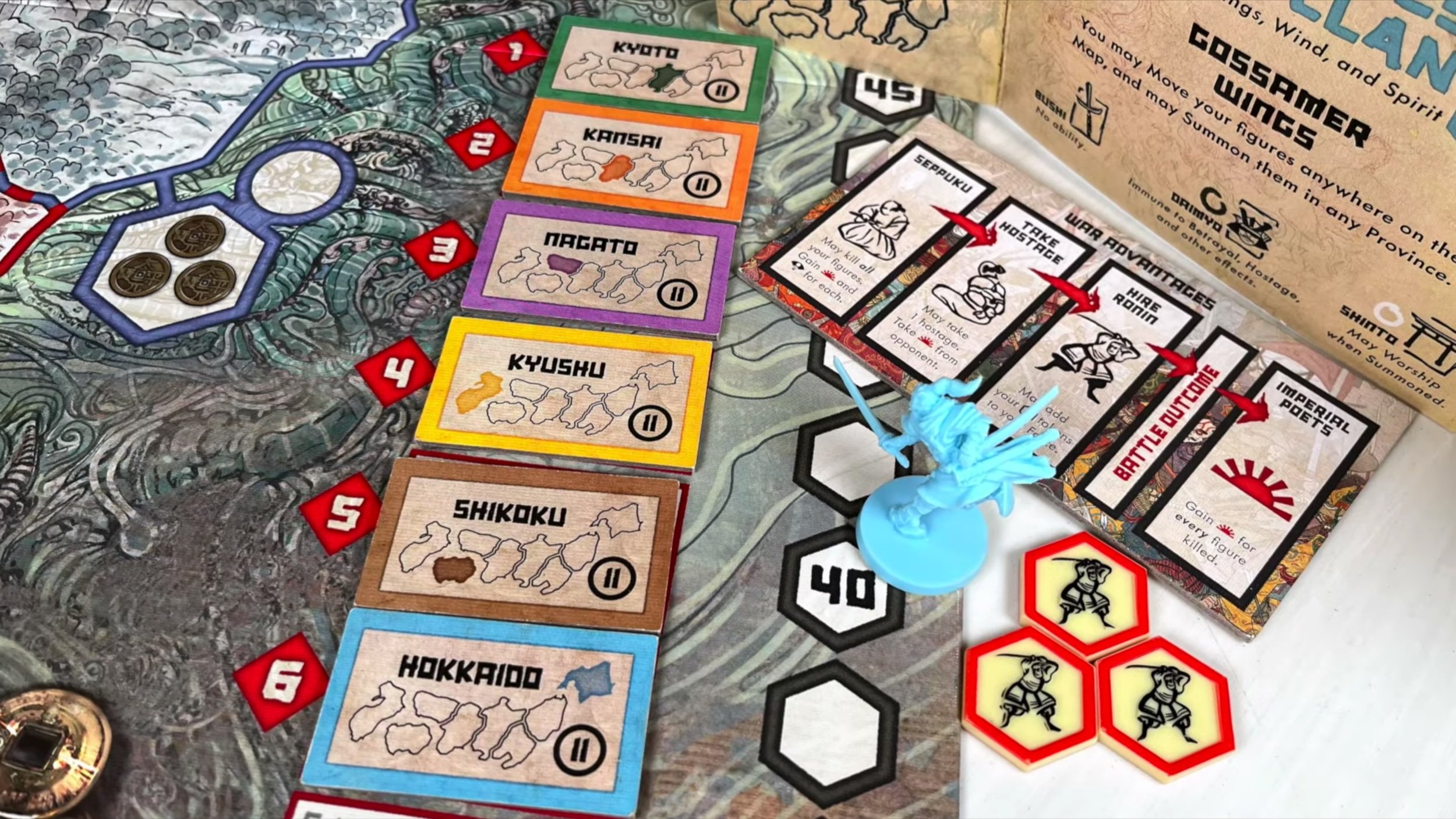 Fight over multiple regions every round, collect different colors for massive point bonuses!