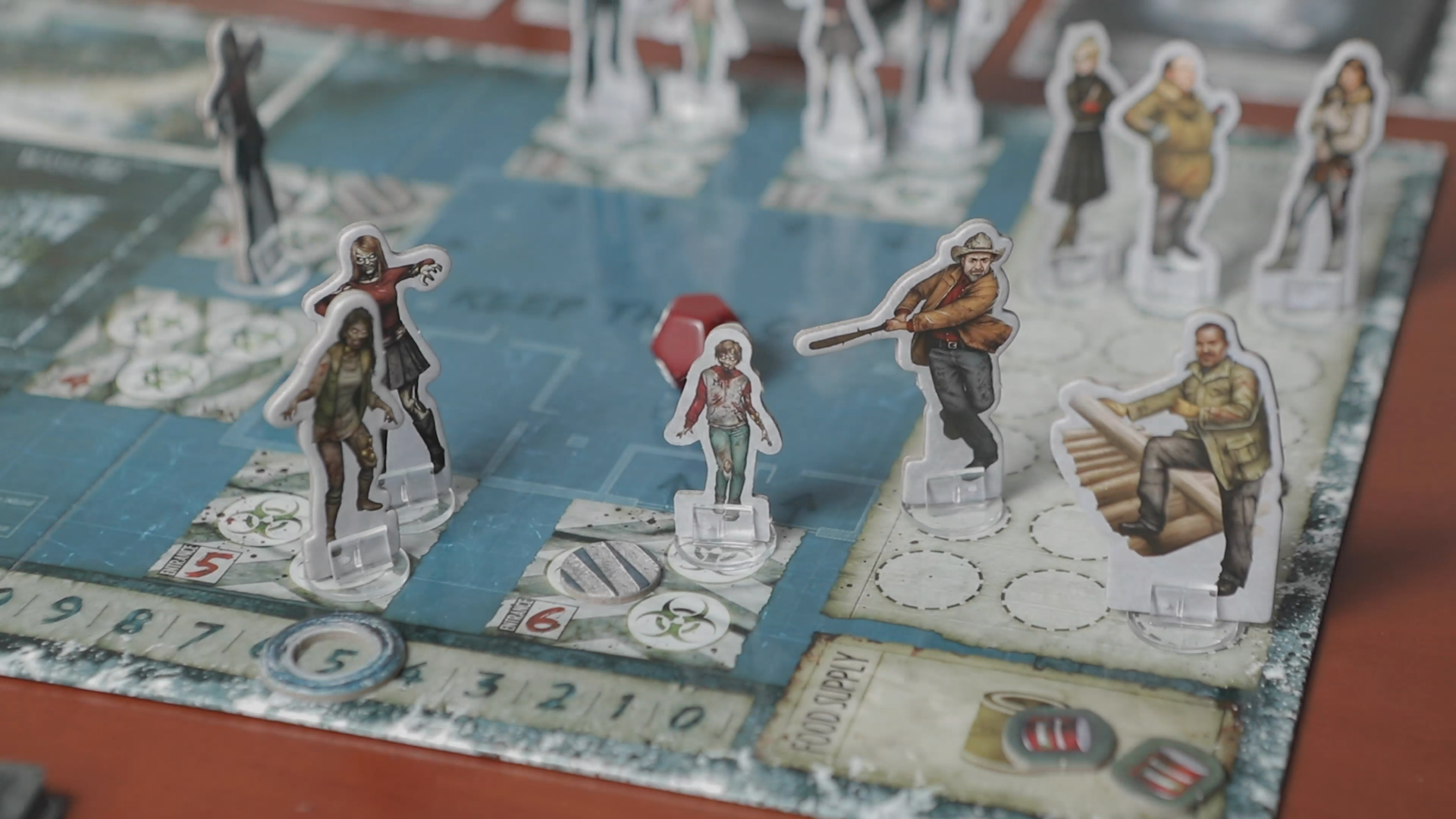 Ensure your colony survives from the zombies outside, and keep morale high.