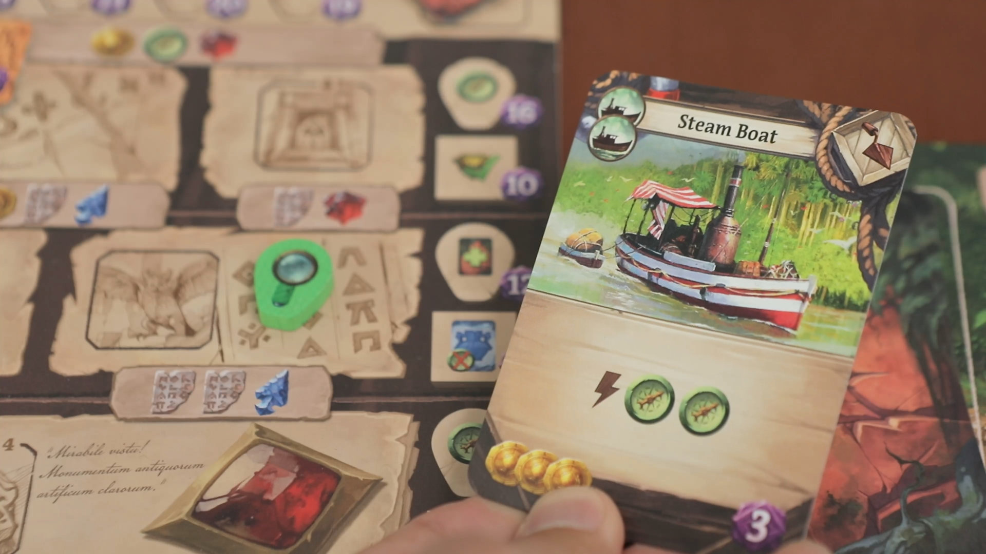 Race up the research track, while deckbuilding properly.
