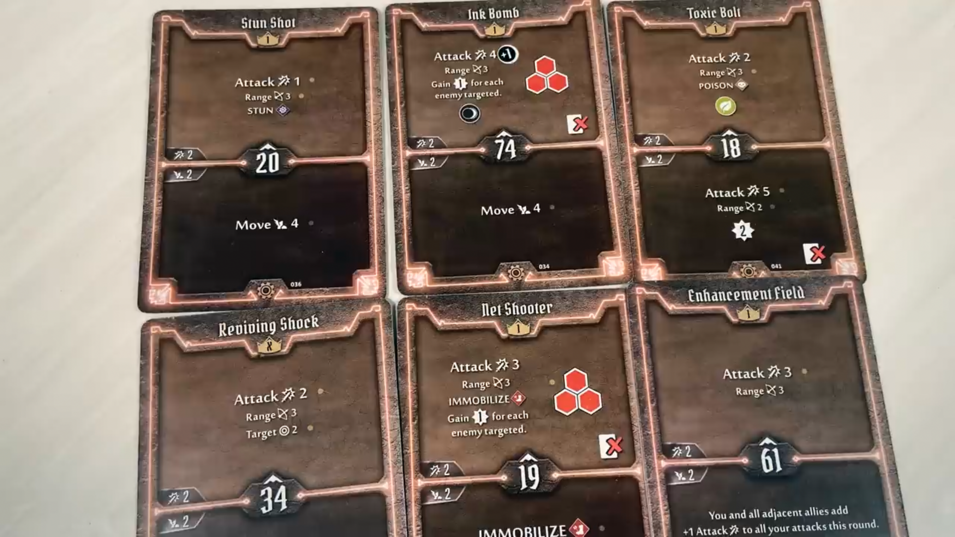 Euro-inspired combat with a hand of cards.