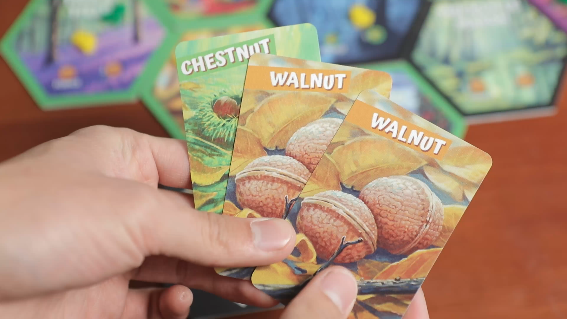 Handle your hand of nuts.
