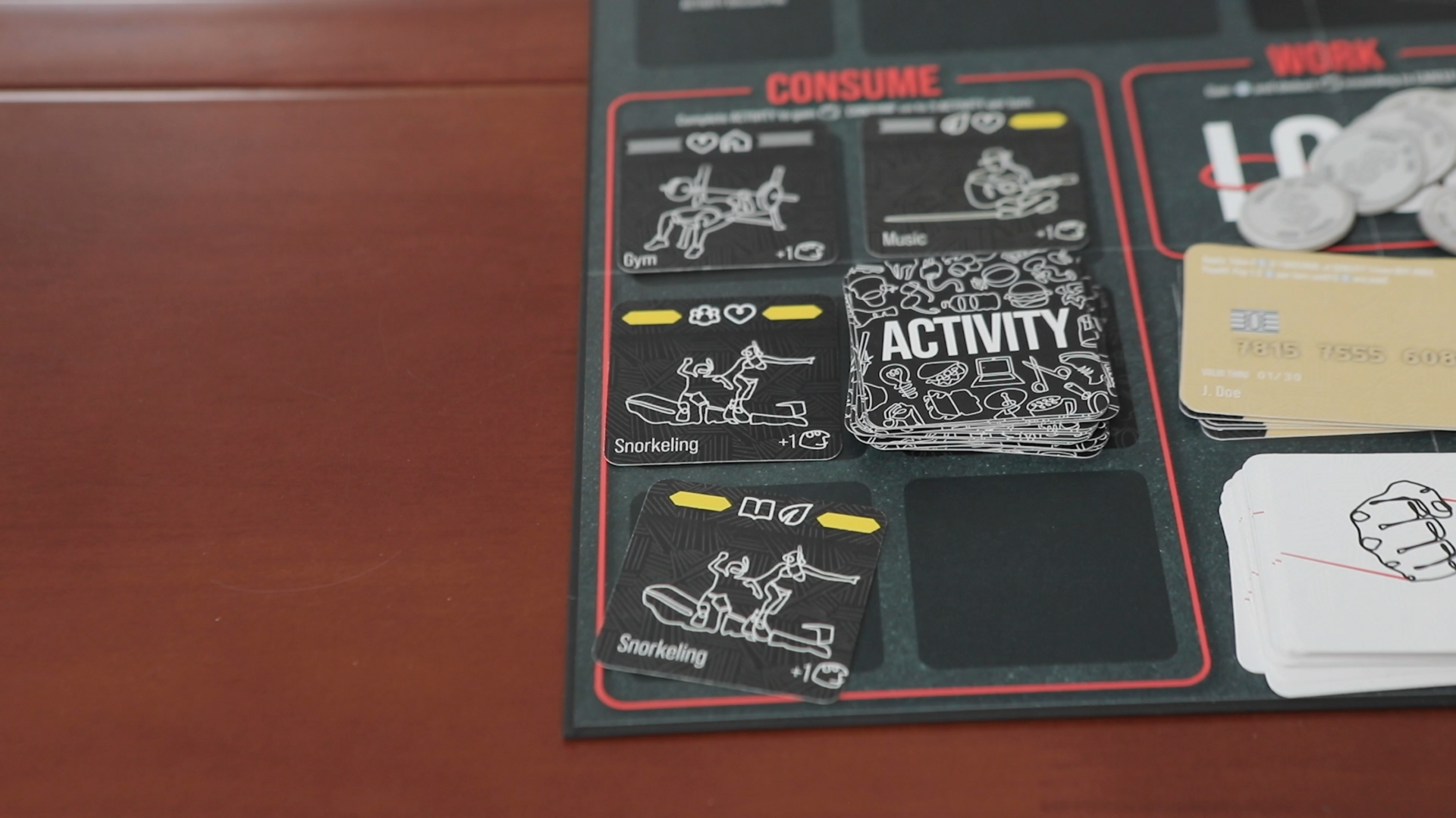 Consume the correct activities to make you happy (Happiness = VP).
