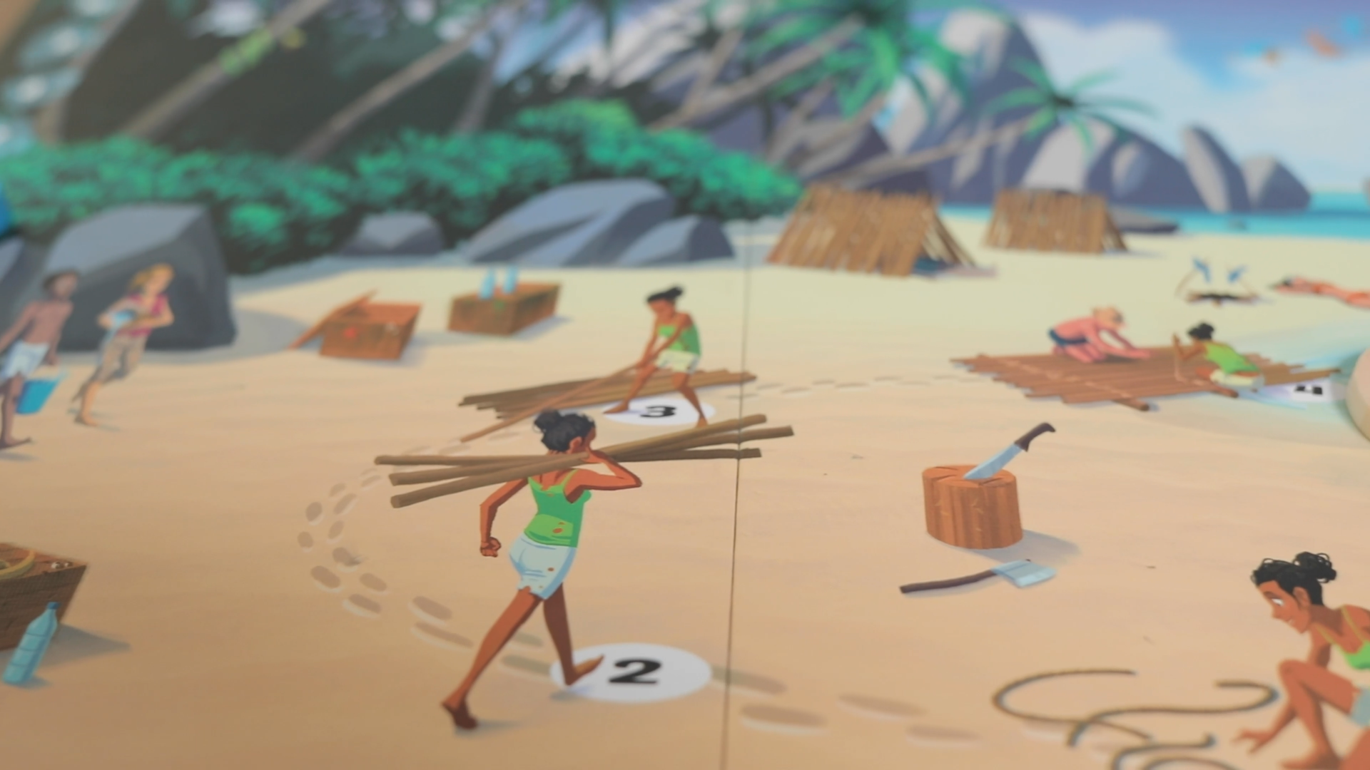 Build rafts to escape the island... or end up squabbling to the death.