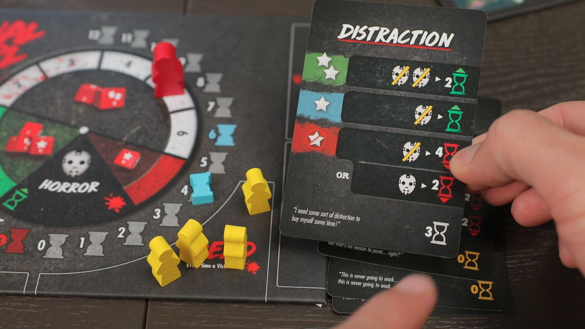 Manage your hand of cards and buy new actions!