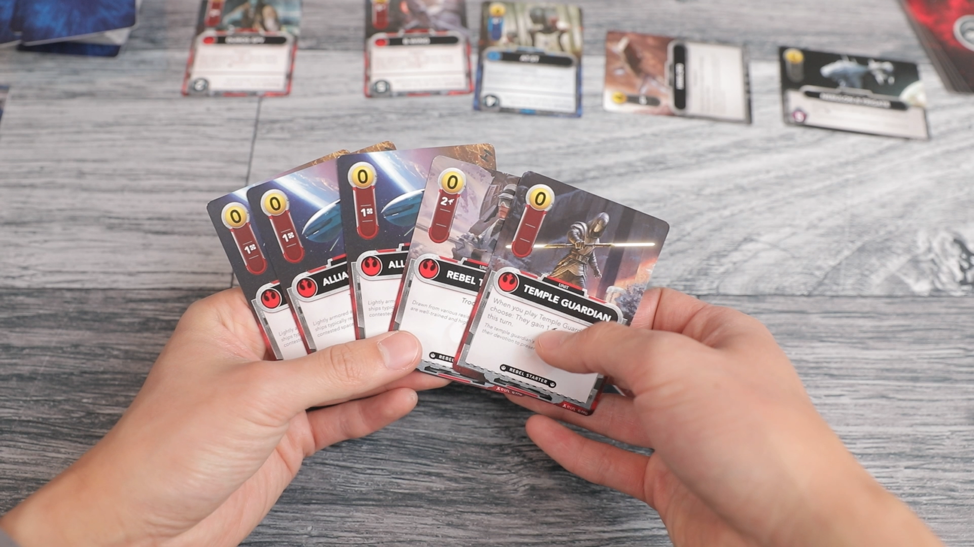 Draw 5 cards, then buy and attack!