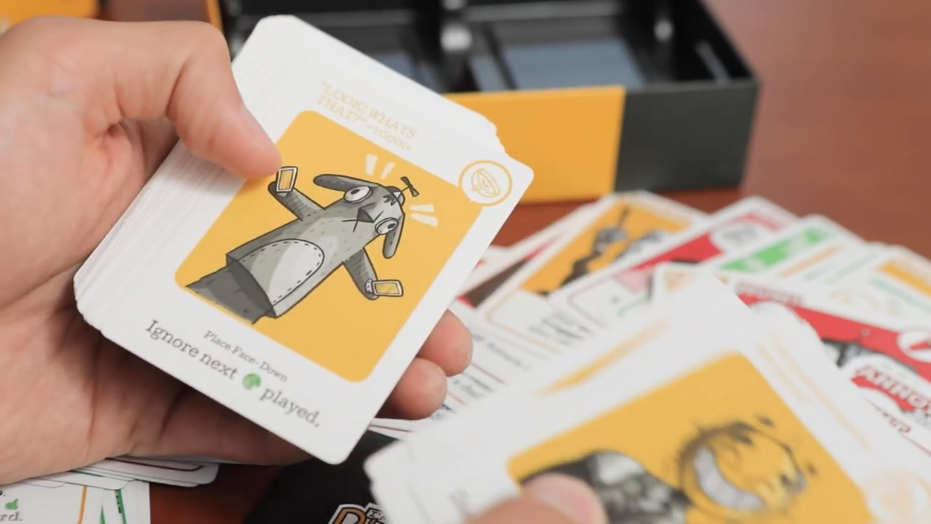 Don't run out of cards in your deck!