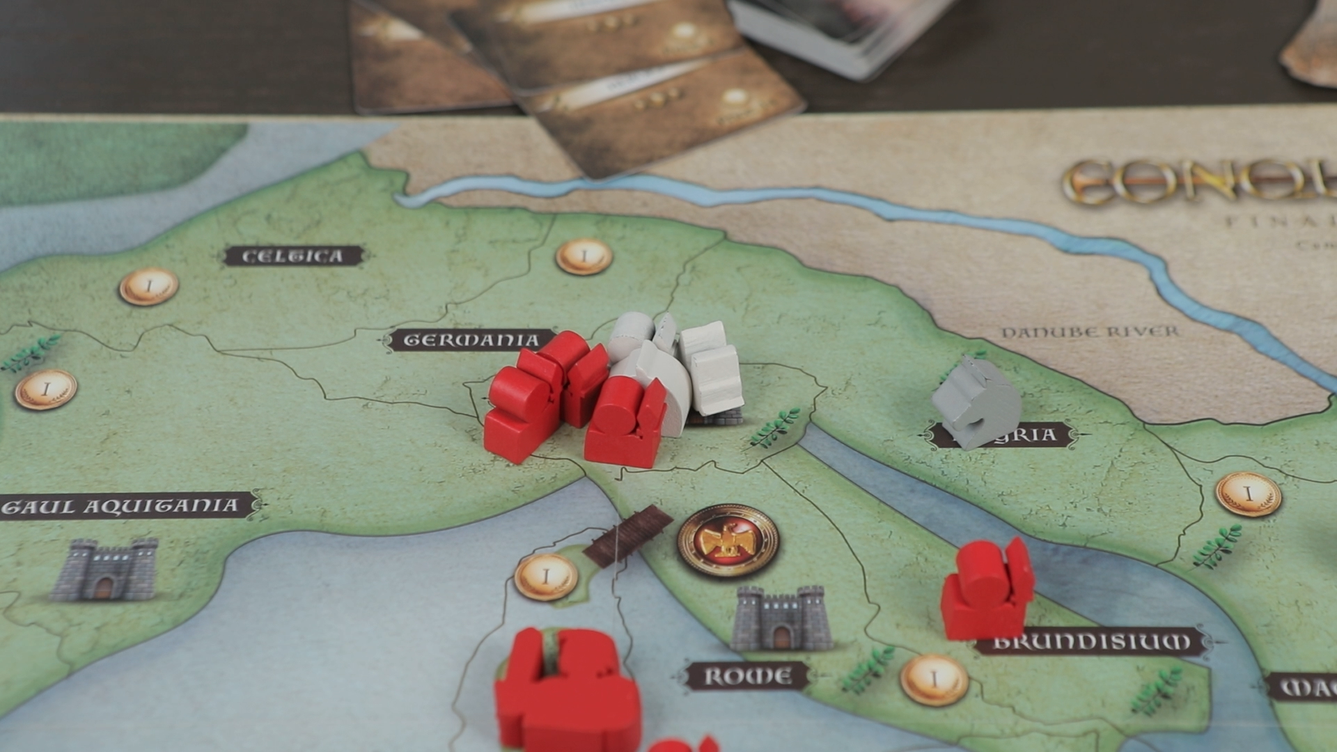 Campaign wooden pieces around the Ancient World.