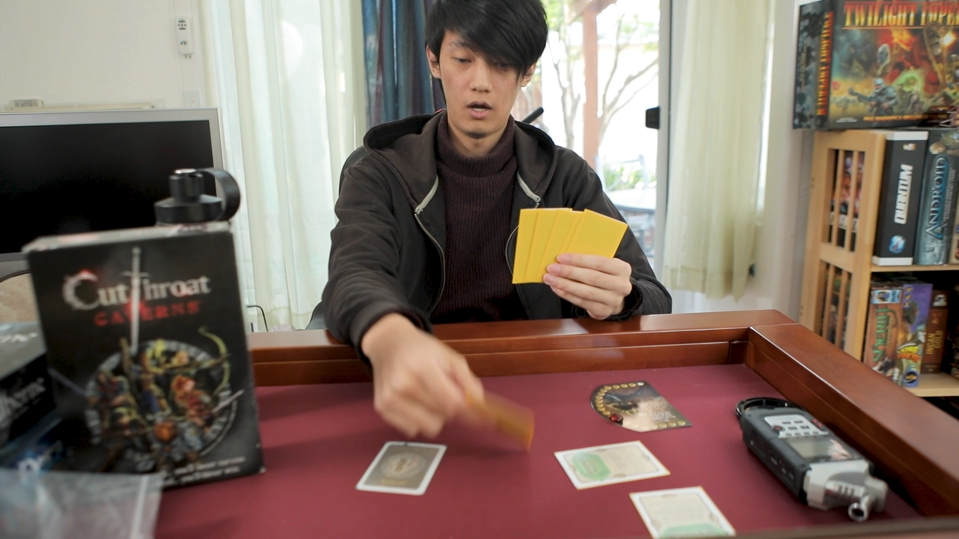 Simple card play, full of backstabbing.
