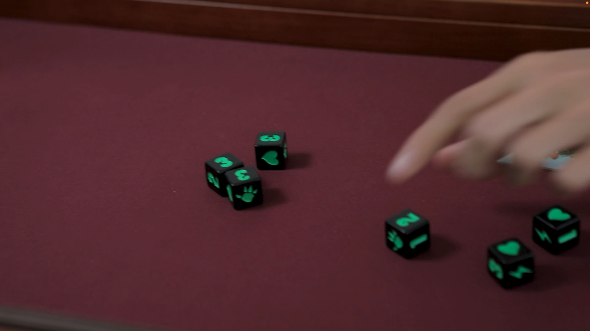 Chuck the dice, see if you want to re-roll.