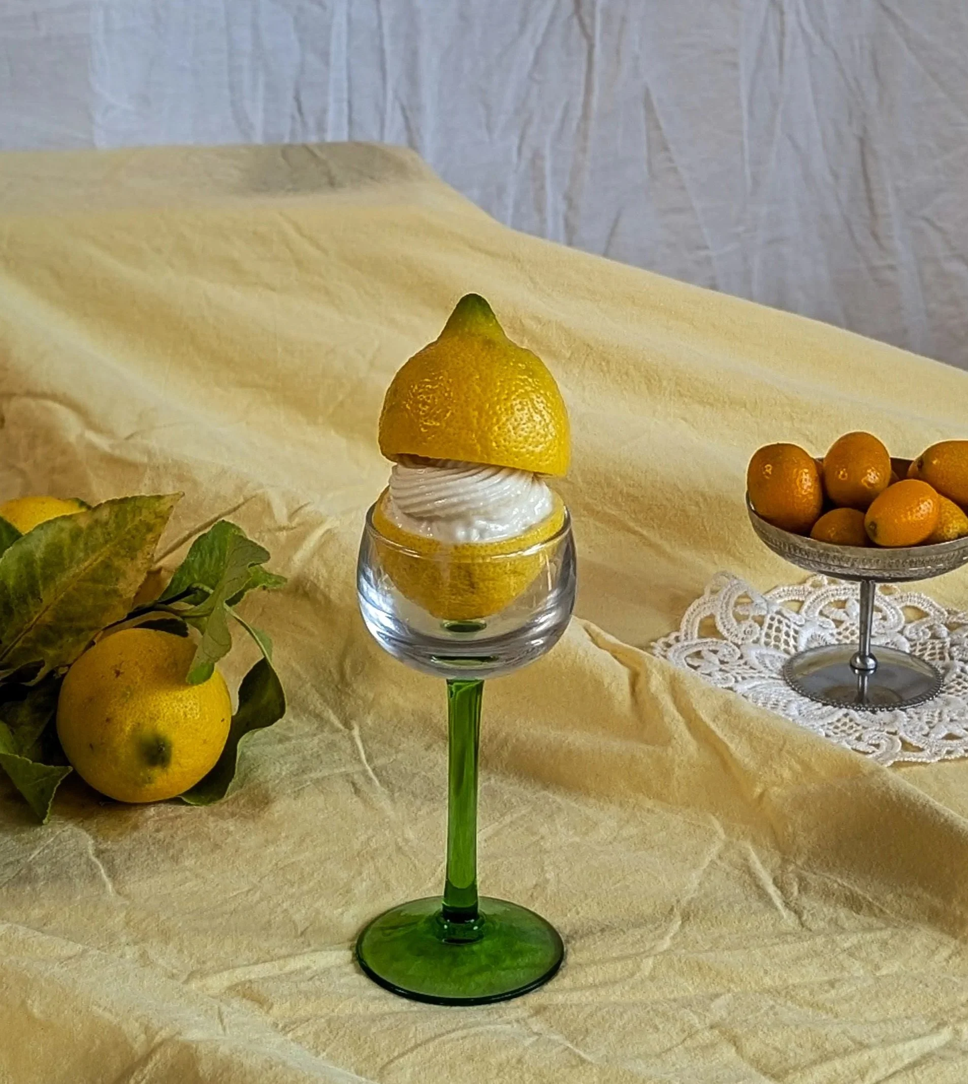 Sorbet citron et coriandre