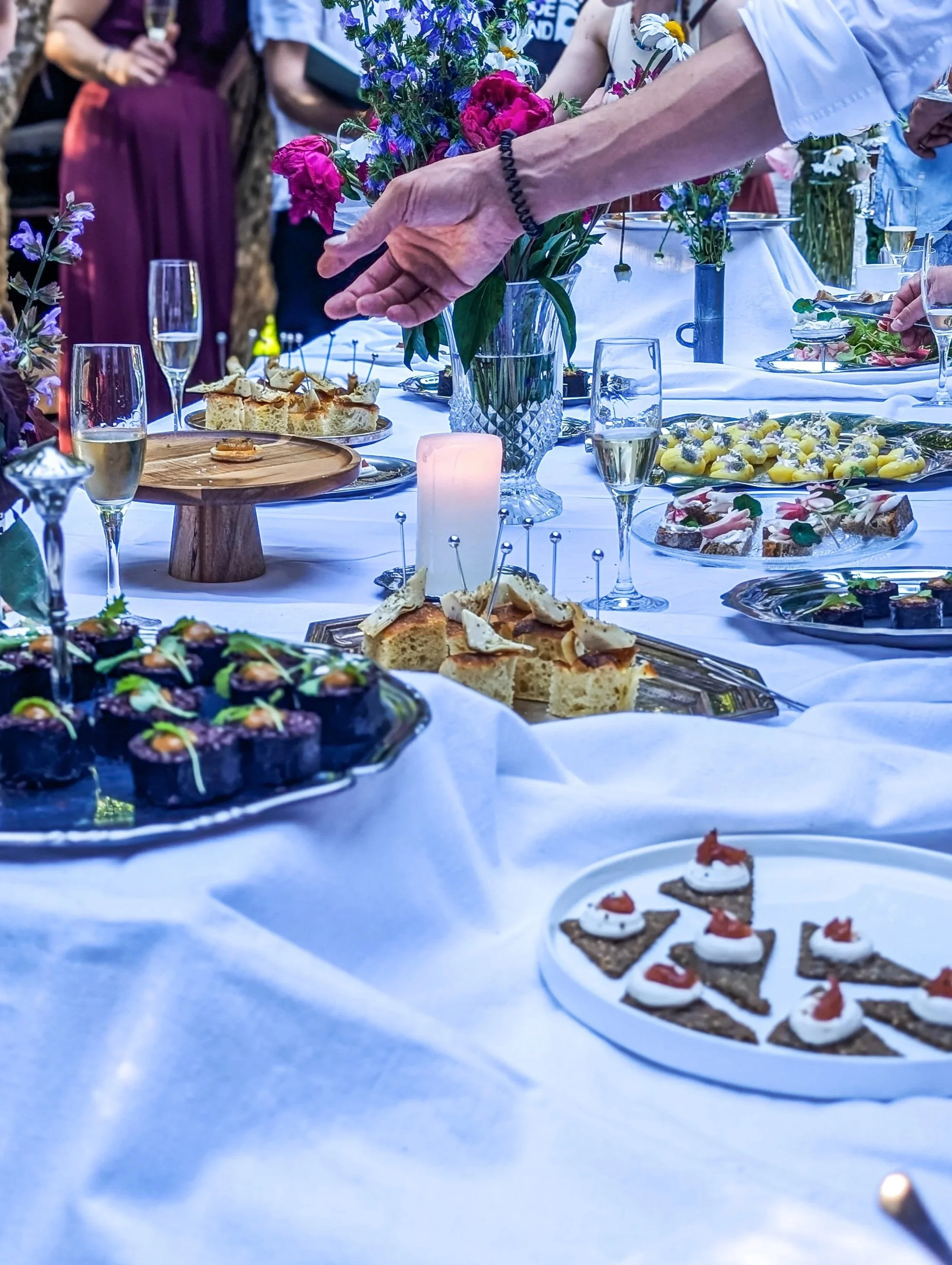 Buffet pour le cocktail de mariage d'Alice et Mathis - Mai 2026