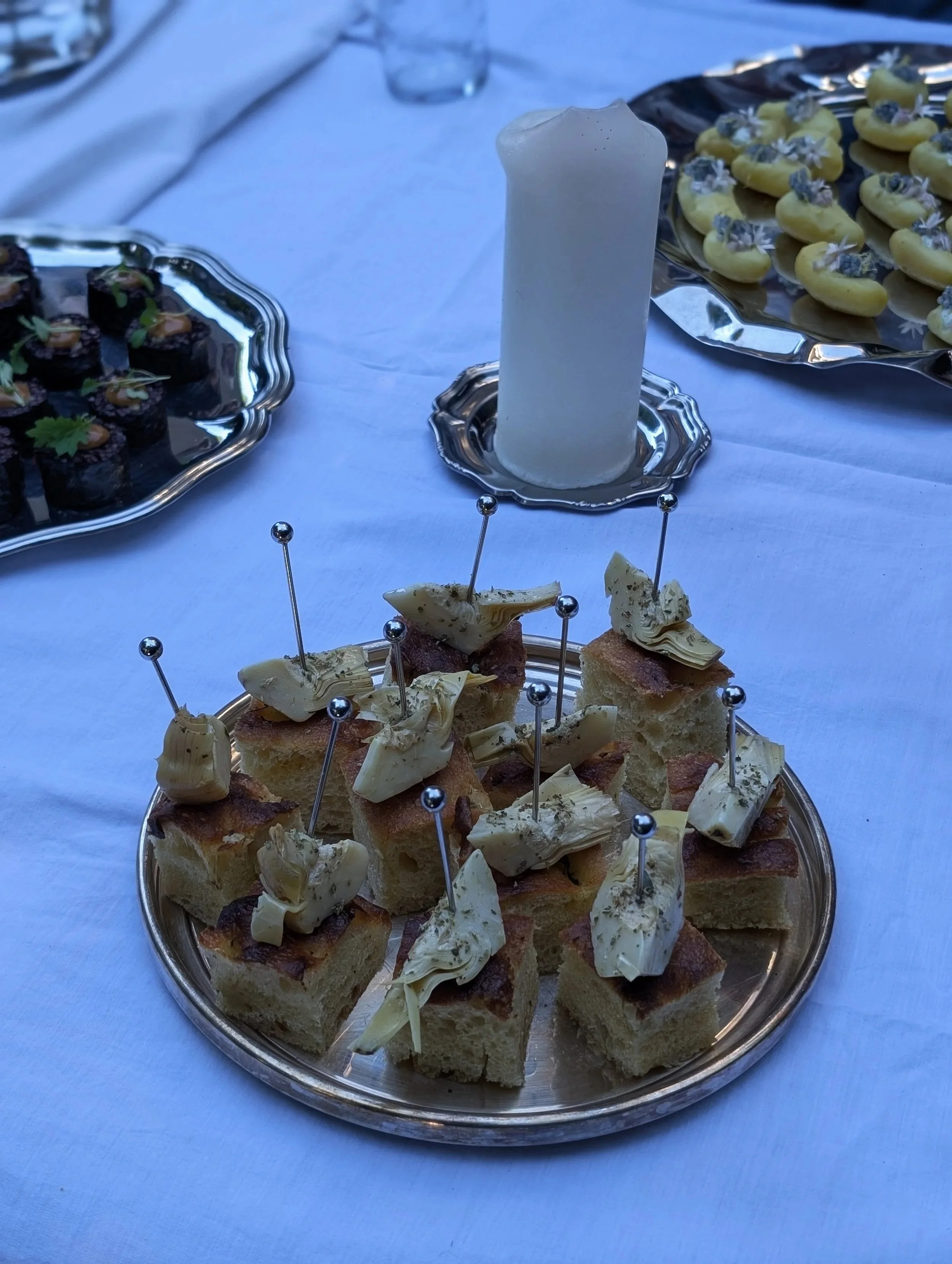 Focaccia artichaut et origan
