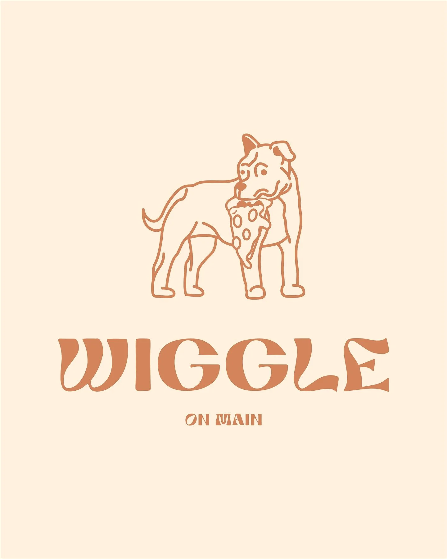 Friend clients = best clients! What an honor to design the new logo for @wiggleonmain 😎Opening this spring in 📍Schoharie, NY 💖