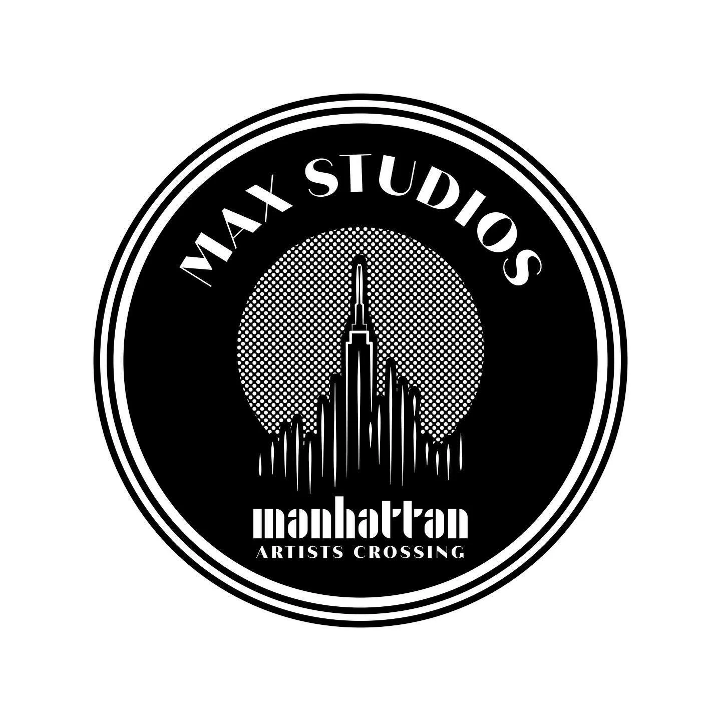 Logo for @maxstudios.nyc 🖤 Proud of this one! #blackandwhite #logodesigner #custommade