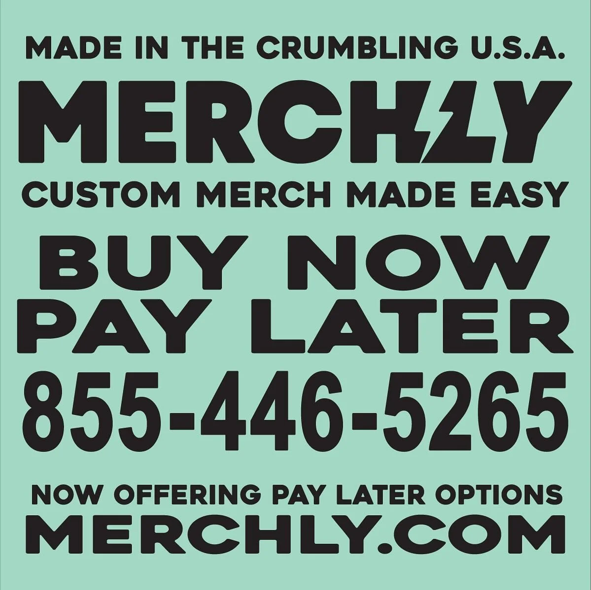 New Merchly.com takes after pay!! Watching my marketing efforts take flight, what a trip #graphicdesign #familybusiness