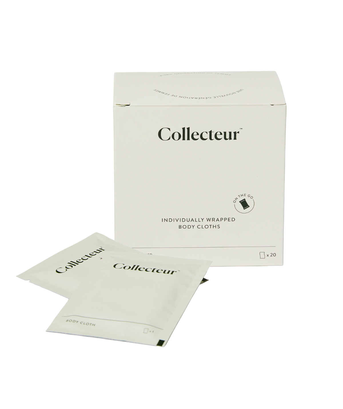 THE ORGANIC BODY WIPES by COLLECTEUR